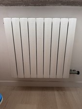 9 termosifoni in ghisa bianco